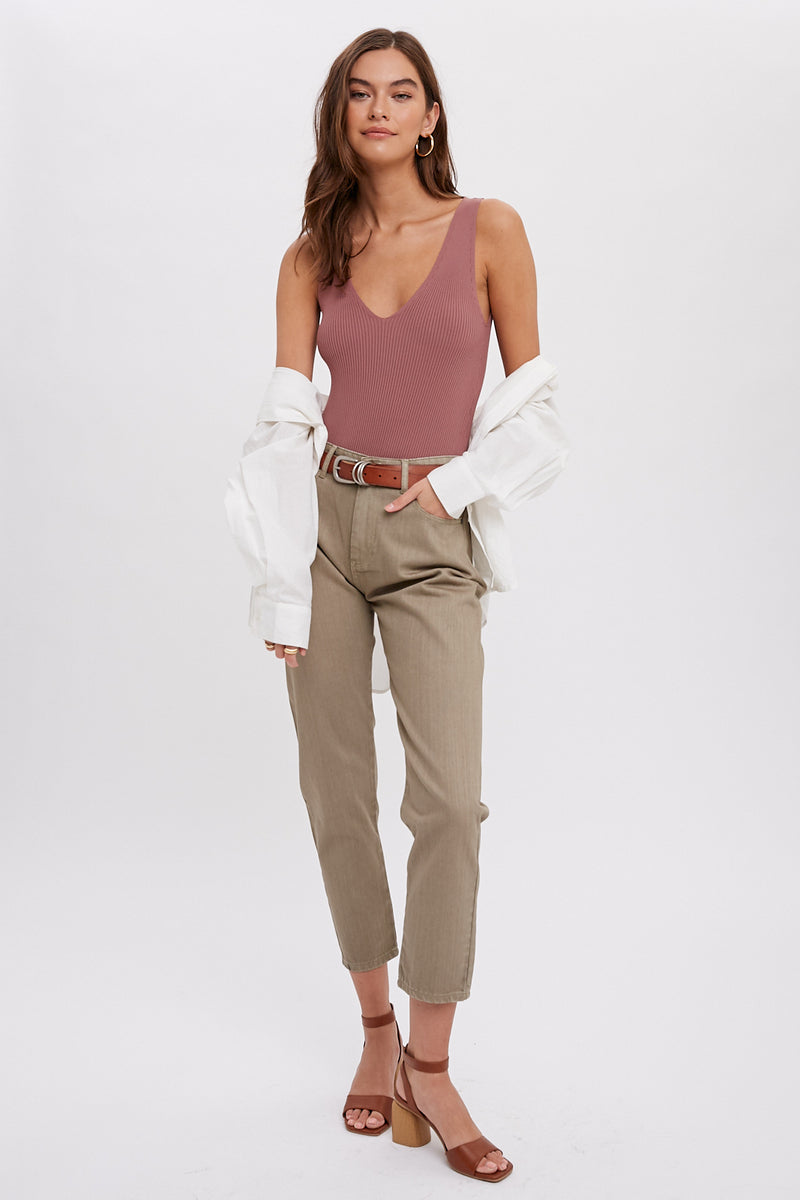Brooklyn Ribbed Bodysuit